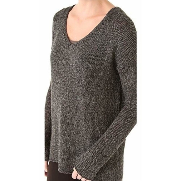 Vince Charcoal Crew Neck Sweater - Picture 3 of 3